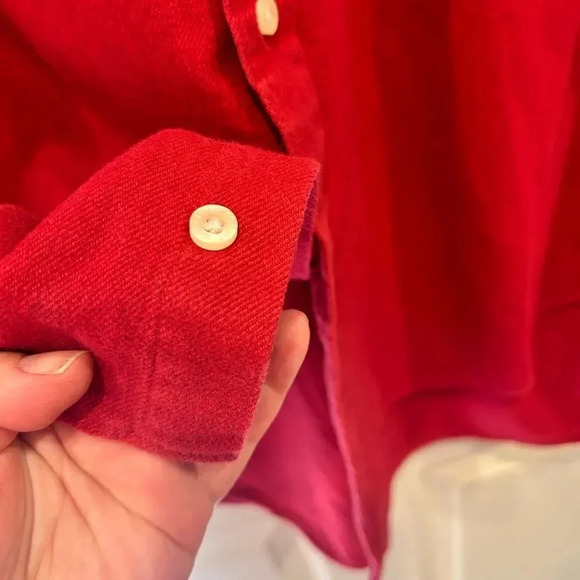 Tommy Hilfiger‎ Vintage Cotton Flannel Button Down Men’s size Large - Picture 8 of 8